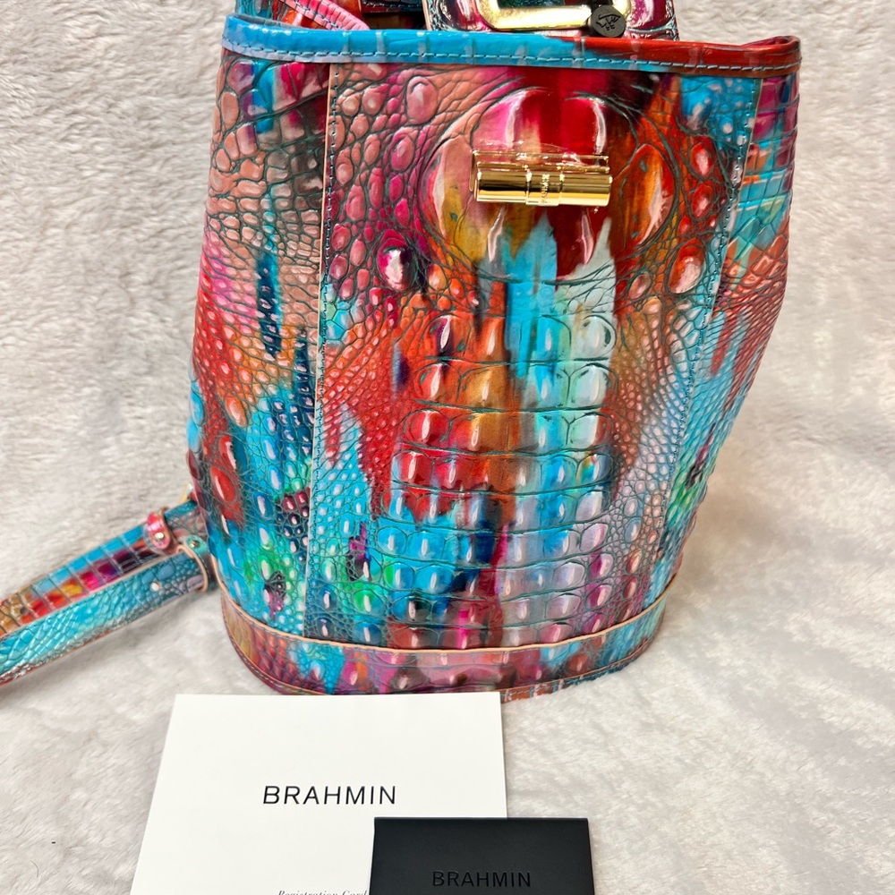 Brahmin Multicolor Bucket Bag